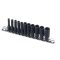 TD-211M | Légkulcsfej készlet 6 lapú 1/4" 11 db-os 4-13 mm metrikus hosszított