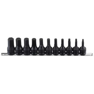   TH-411M | Légkulcs imbuszfej készlet 1/2" 5-19 mm 11 db-os Genius