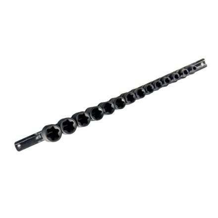 TI-414 | Légkulcsfej készlet 1/2" 14 db-os belső E-Torx dugófej készlet E8-E32 -Genius
