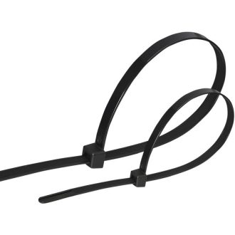   | Kábelkötegelő 290x4,8 fekete  D=3,5-79mm, PA6.6 100 db/csomag