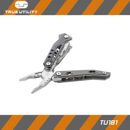 TU181 | Multifunkciós szerszám, HANDYONE 18 in 1 - Fekete-Ezüst - True