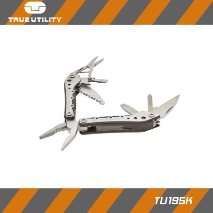 TU195K | Multifunkciós szerszám, MINIMULTI 10 in 1 - Fekete-Ezüst - True