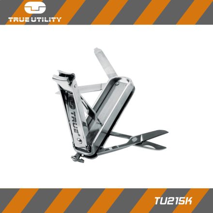 TU215K | Multifunkciós körömápoló, NAILCLIP KIT 5in1 - Ezüst- True