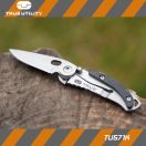 TU571K | Vágókés, összecsukható Skeletonknife - Fekete-Szürke-True