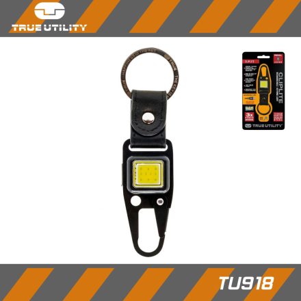 TU918 | Kulcstartólámpa karabínerrel Li-ion 47 lm COB LED 4 funkciós - True