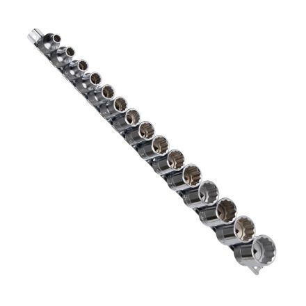 TW-415S | Dugókulcs - crowafej készlet 1/2" 12 szögű COLOS rövid 15 db-os Genius