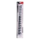 TW-415S | Dugókulcs - crowafej készlet 1/2" 12 szögű COLOS rövid 15 db-os Genius
