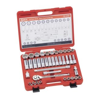   TW-439M | Dugókulcs készlet 1/2" 12 szögű 9-32 mm rövid + hosszú 39 db-os Genius