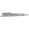 TX-23414 | Dugókulcs - crowafej készlet 1/2"-3/8"-1/4" belső E-torx 14 db-os E4-E24