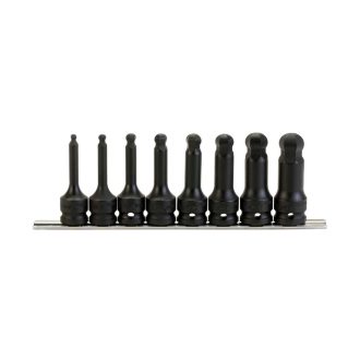   WH-408MD | Légkulcs imbuszfej készlet 1/2" 5-19 mm 8 db-os gömbölyű Genius