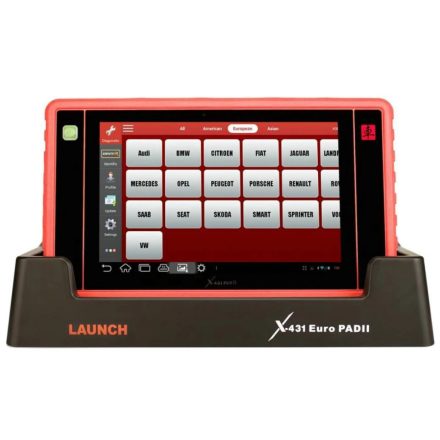 X-431 EURO TAB II | Diagnosztikai teszter, univerzális 1+1 év- Launch (X-431 EURO TAB III)