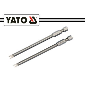   YAT-0498 | Bit készlet biztonsági, lapos tűvégű hosszú 4-8 mm Yato