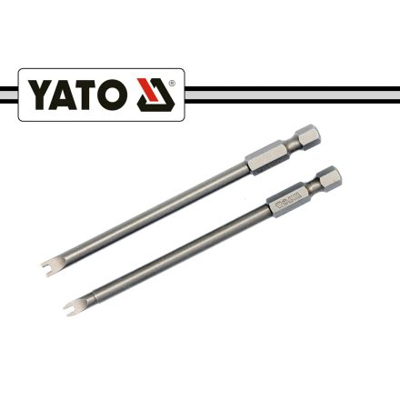 YAT-0498 | Bit készlet biztonsági, lapos tűvégű hosszú 4-8 mm Yato