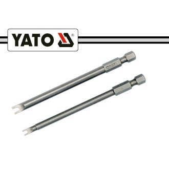   YAT-0499 | Bit készlet biztonsági, lapos tűvégű hosszú 6-10 mm Yato