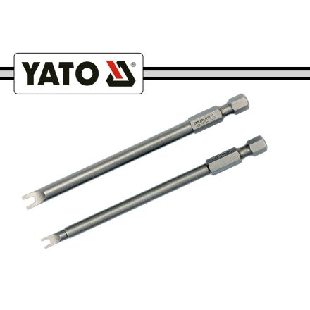 YAT-0499 | Bit készlet biztonsági, lapos tűvégű hosszú 6-10 mm Yato