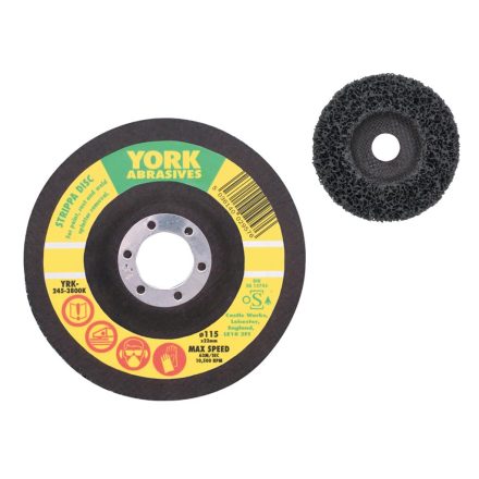 YRK2453800K | Tisztítókorong - Négertárcsa sarokcsiszolóhoz 115 x 22.2 mm (YRK-245-3800K)