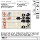 YT-068641 | Olajleeresztő csavar-hoz alátét 120 db-os készlet 12x18 - 20x27 mm