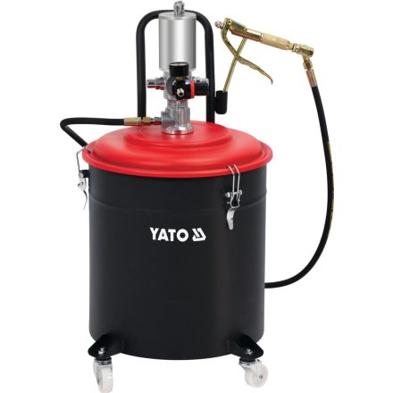 YT-07068 | Zsírzópumpa mobil  30 liter levegős komplett - Yato