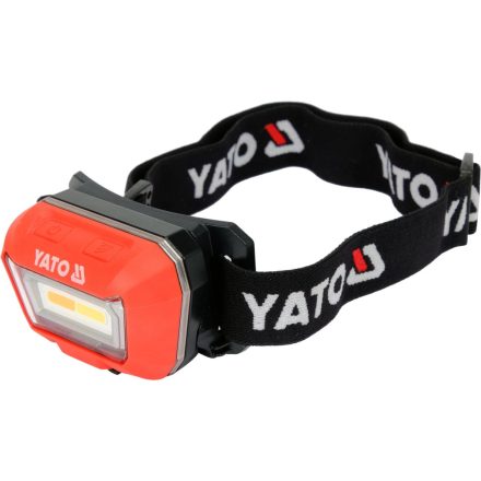 YT-08490 | Szerelőlámpa - Fejlámpa LED COB ledes 160 lm CRI96+ színazonos - Yato