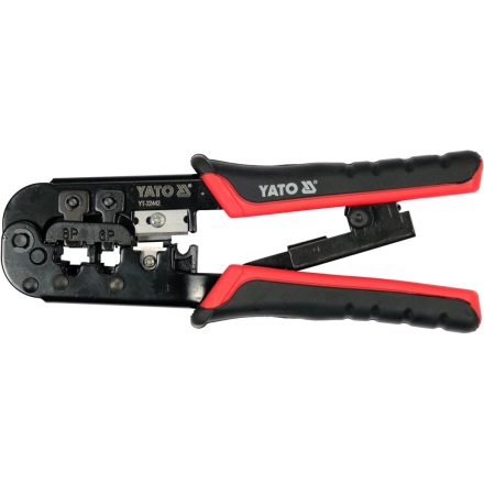 YT-22442 | Fogó, krimpelő RJ45, RJ11, RJ12