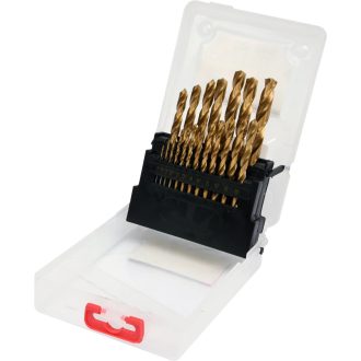   YT-44675 | Csigafúró készlet HSS TiN Titán bevonatú 19 db-os 1.0-10.0 mm Yato