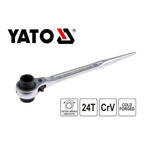   YT-4937 | Racsnis hajtókar állványzatszerkezet szereléshez 19x22 mm Yato