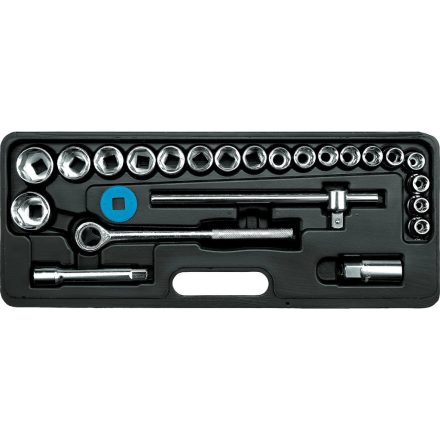 YT-58240 | Dugókulcs készlet 1/2" 6 lap 8-30 mm 24 db-os -
