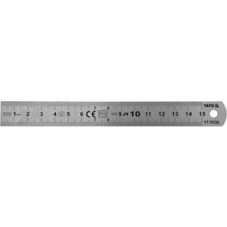 YT-70720 | Hajlékony acélvonalzó INOX 150mm