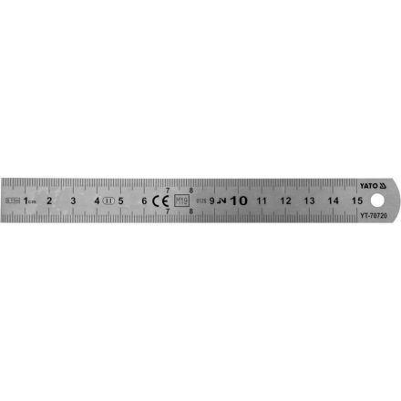 YT-70720 | Hajlékony acélvonalzó INOX 150mm