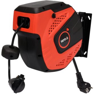   YT-81220 | Kábeldob fali automatikus csévélődob 230V 10 +1 méter 3 x 1.5 mm2 -