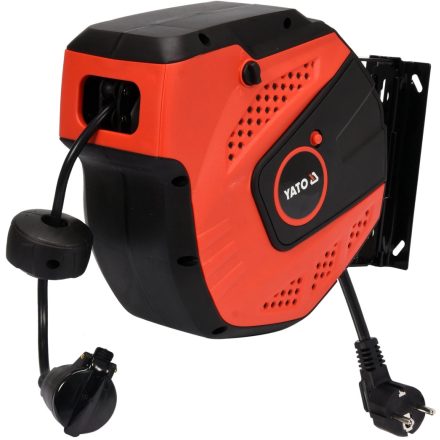 YT-81220 | Kábeldob fali automatikus csévélődob 230V 10 +1 méter 3 x 1.5 mm2 -
