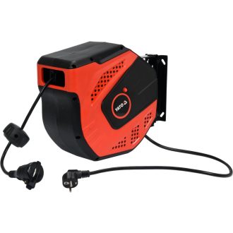   YT-81221 | Kábeldob fali automatikus csévélődob 230V 20 +1 méter 3 x 1.5 mm2 -