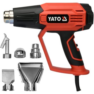   YT-82296 | Hőlégfúvó digitális, 2 fokozat 1600W, 500 l/perc, 50-650°C - Yato